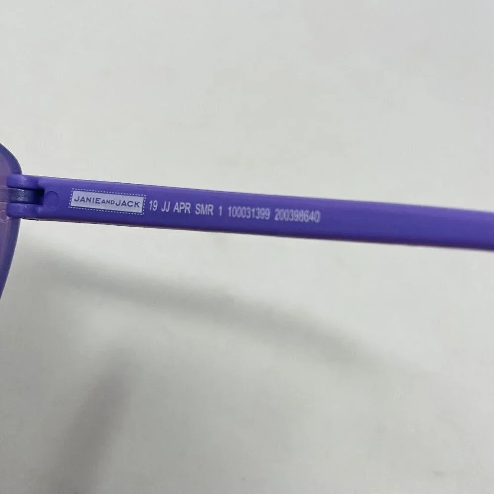 Janie and Jack Baby Girls Size 0-2 Years Round Sunglasses in Lavendar‎ Purple